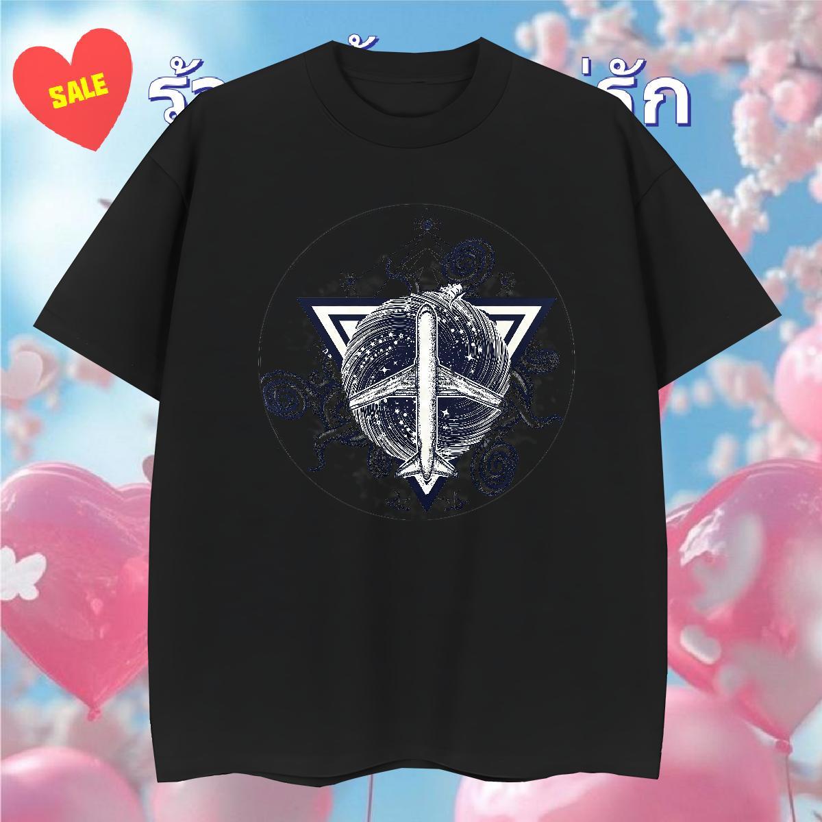 Free Shipping T shirt 230g 100% Cotton eye of the devil Street Wear Custom Printing Breathable Crew Neck Men Tshirts Brand Polos