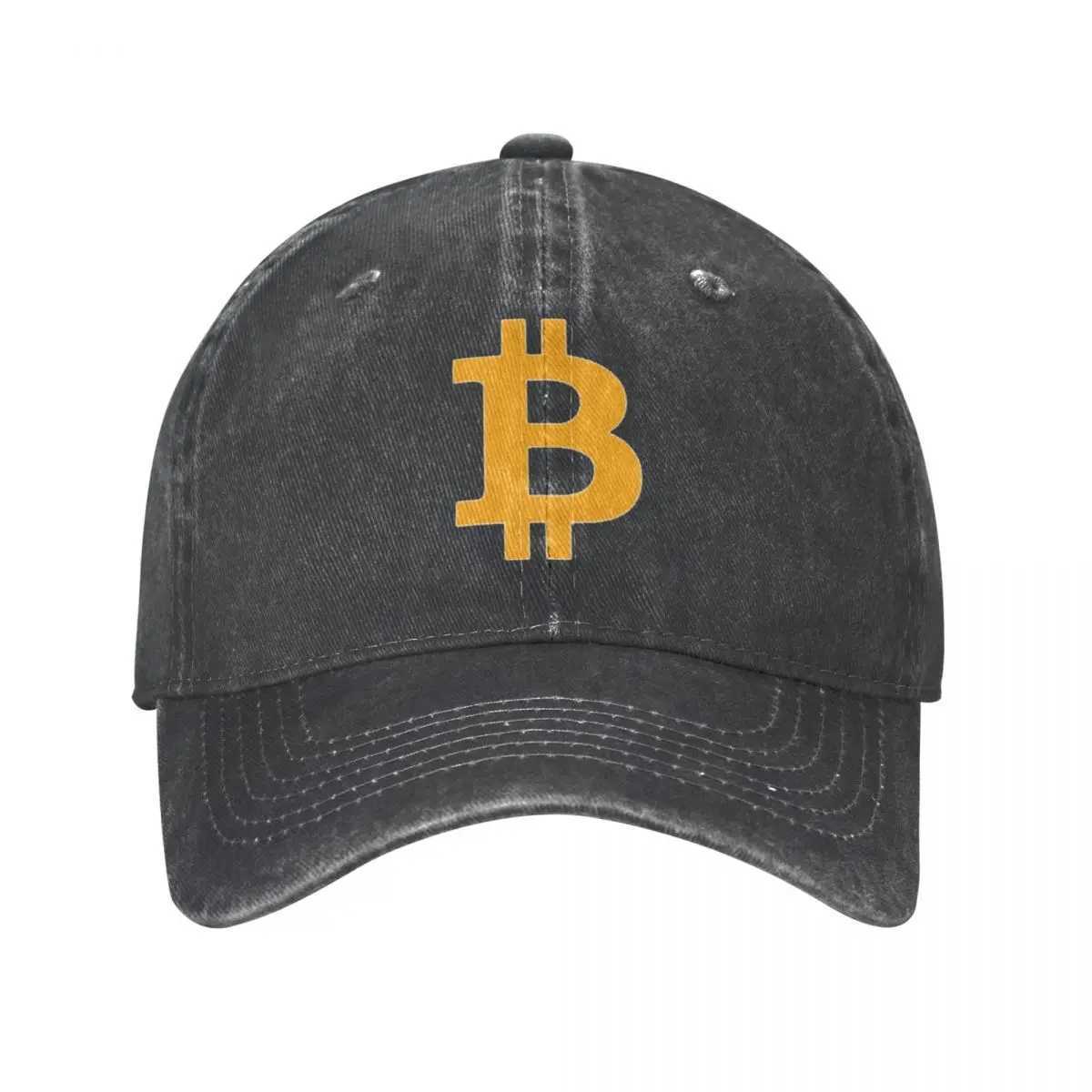 Bitcoin Baseball Cap Plain and Simple Cute Women Washed Trucker Hat Cheap Kpop Baseball Caps Birthday PresentX241018