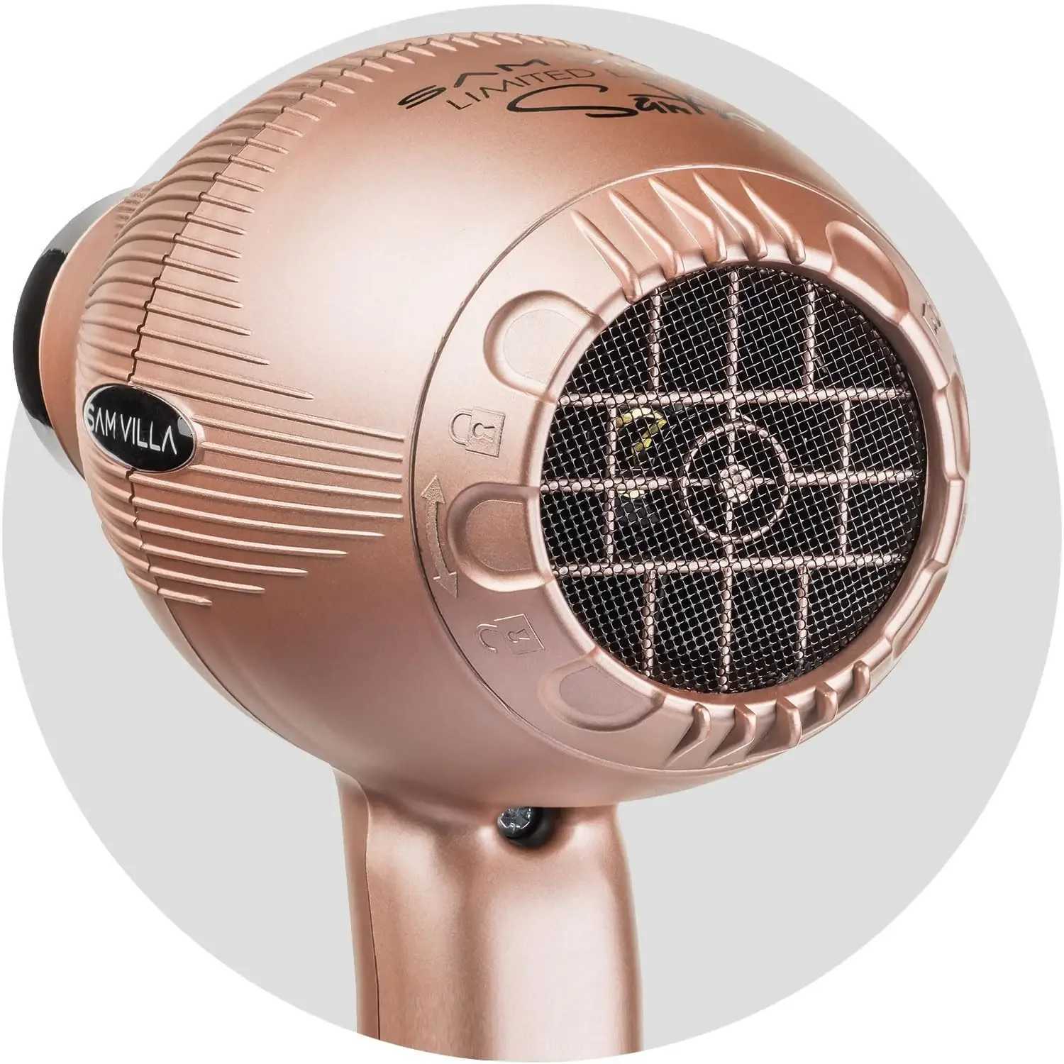 Lightweight quiet ion professional hair dryer with variable speed and temperature W241018