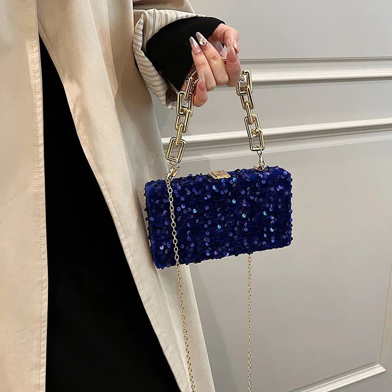 2024 bead sequin evening bag elegant box clutch wallet red womens wedding handbag party dance party241018