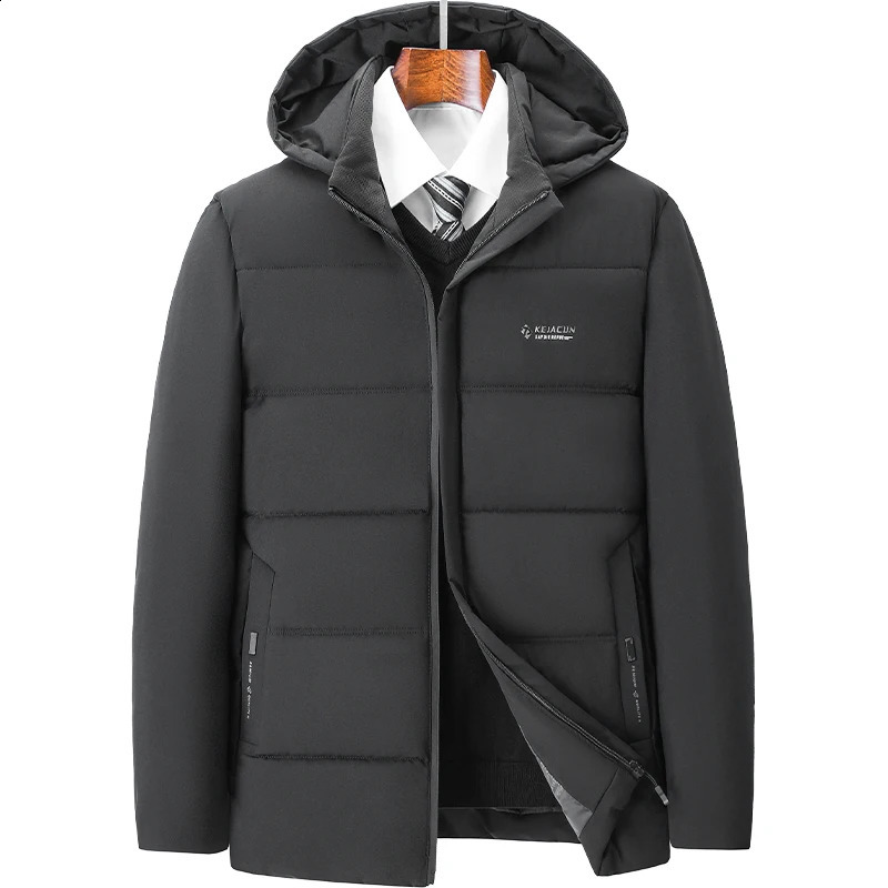 Mens long Parka jacket heavy-duty warm jacket windproof jacket mens clothing winter er casual fashion hoodie 241007