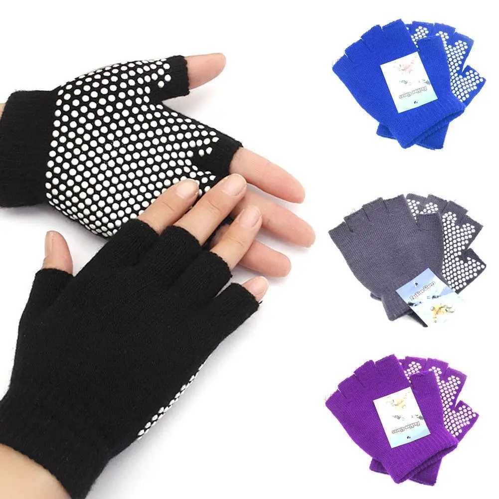 Womens breathable and non slip outdoor gym exercise yoga exercise half finger gloves MTB bicycle gloveW241018