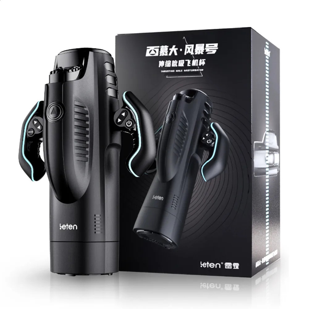 Leten THRUSTING-PRO Automatic Telescopic Sucking Heating Intelligent Male Masturbator Men Masturbation Cup Sex Toys for Men 241010