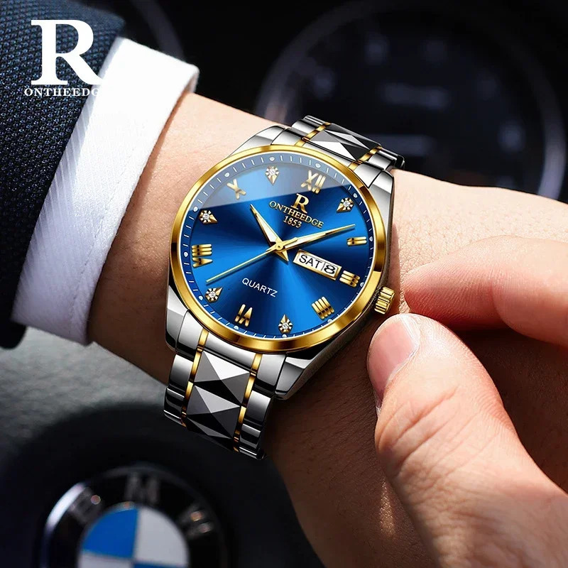Fashionable and highquality y mens watches waterproof luminous date sports top classic business quartz 241009