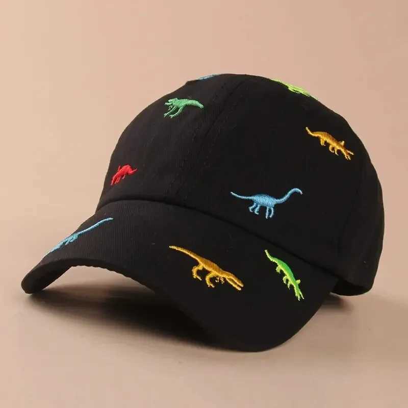 Summer Kids Baseball Cap Outdoor Adjustable Infant Boy Girls Sun Hats Dinosaur Embroidery Baby Cap LX241018