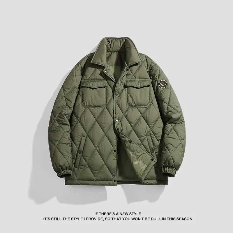 New Trend Cotton Jacket Autumn/winter Korean Version Thickened Cotton Jacket Short Cotton Jacket Mens Collar LX241018