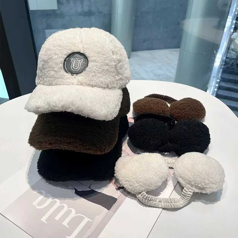 2024 New Style Personality Letters Fall and Winter Warming Ear Protector Casual Baseball CapX241018