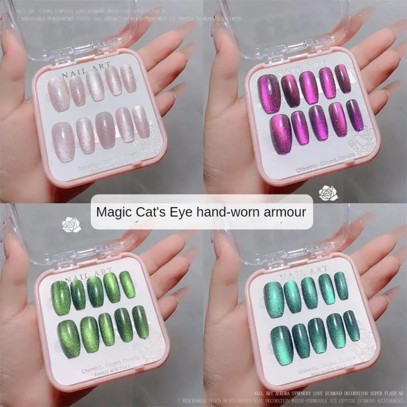Manicure False Nails Hand Made Wear-resistant Smd Exquisite Easy To Operate Nail Art Wearing Armor False Nails 241017