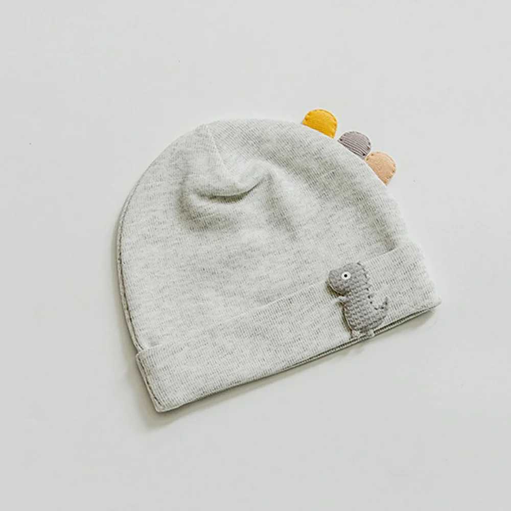 Cotton Baby Hat Spring Autumn Winter Boys Girls Soft Dinosaur Caps Newborn Baby Hats For Kids 0-3 Months LX241018