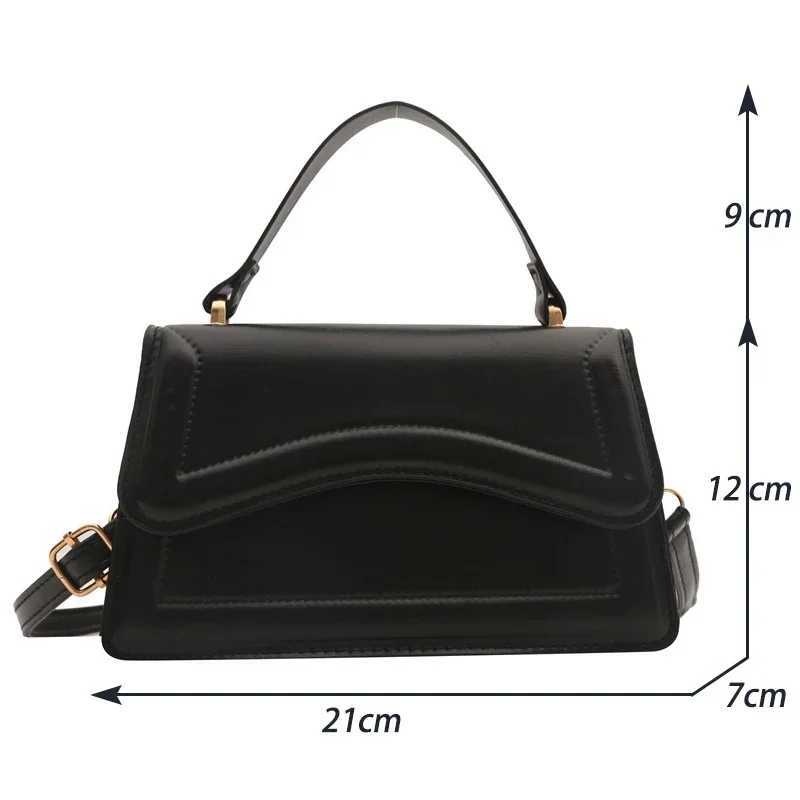 High Quality PU Leather Handbag Purse Womens Bag Solid Color Shoulder Crossbody Bags Lady Messenger Small Tote for Women GirlsC241218
