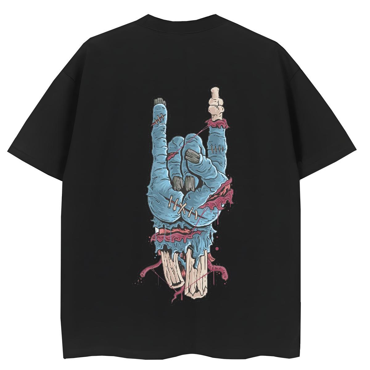 2024 Designer T Shirts Women 230g Cotton Crew Neck Breathable Home Outdoor hands Women Tshirts Loose fit Cartoon Print Polos