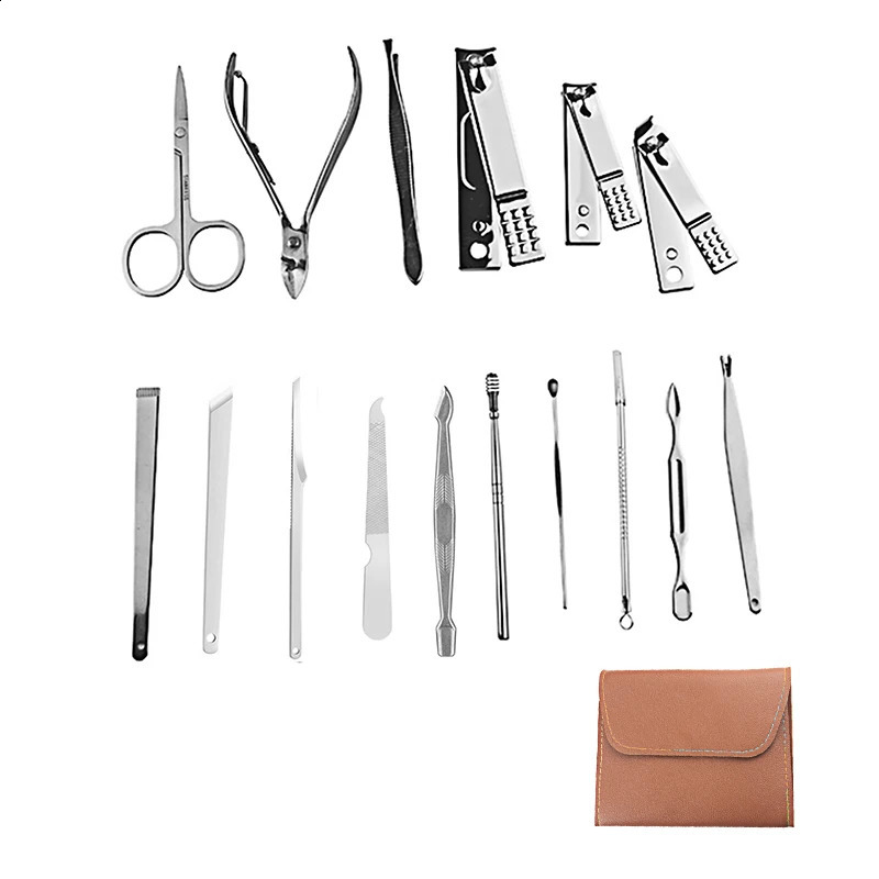 Sunshine High Quality Nail File Nail Scissors Clipper Manicure Pedicure Kit Convenient to Use Manicure Set Sturdy for Travelling 241017