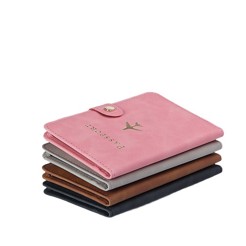 Passport Holder Cover Classic Travel Wallet Card Holder Pu Leather Wallets for Business Style