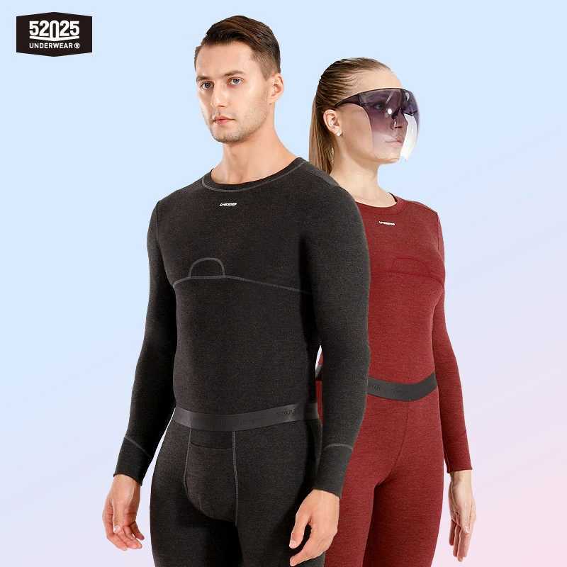 Mens Thermal Underwear 52025 Men Thermal Underwear Women Thermal Underwear Functional Underwear Light Quickwarming Base Layer Comfortable Long Joh Y24