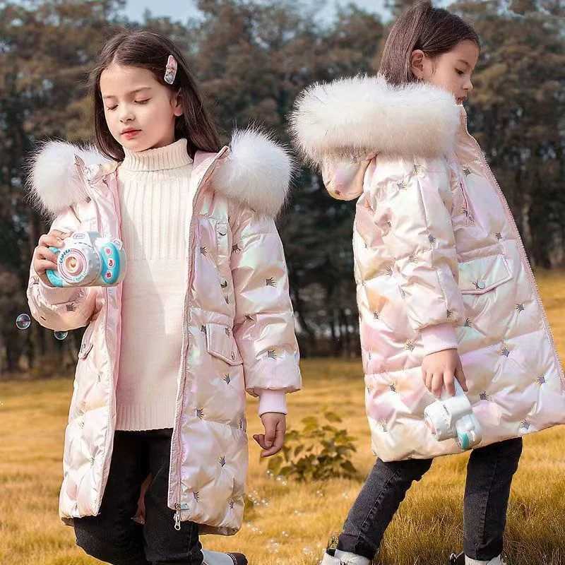 -30 thick jacket baby girl plush hooded jacket childrens winter smooth jacket childrens zipper park fashionable casual coat M241018