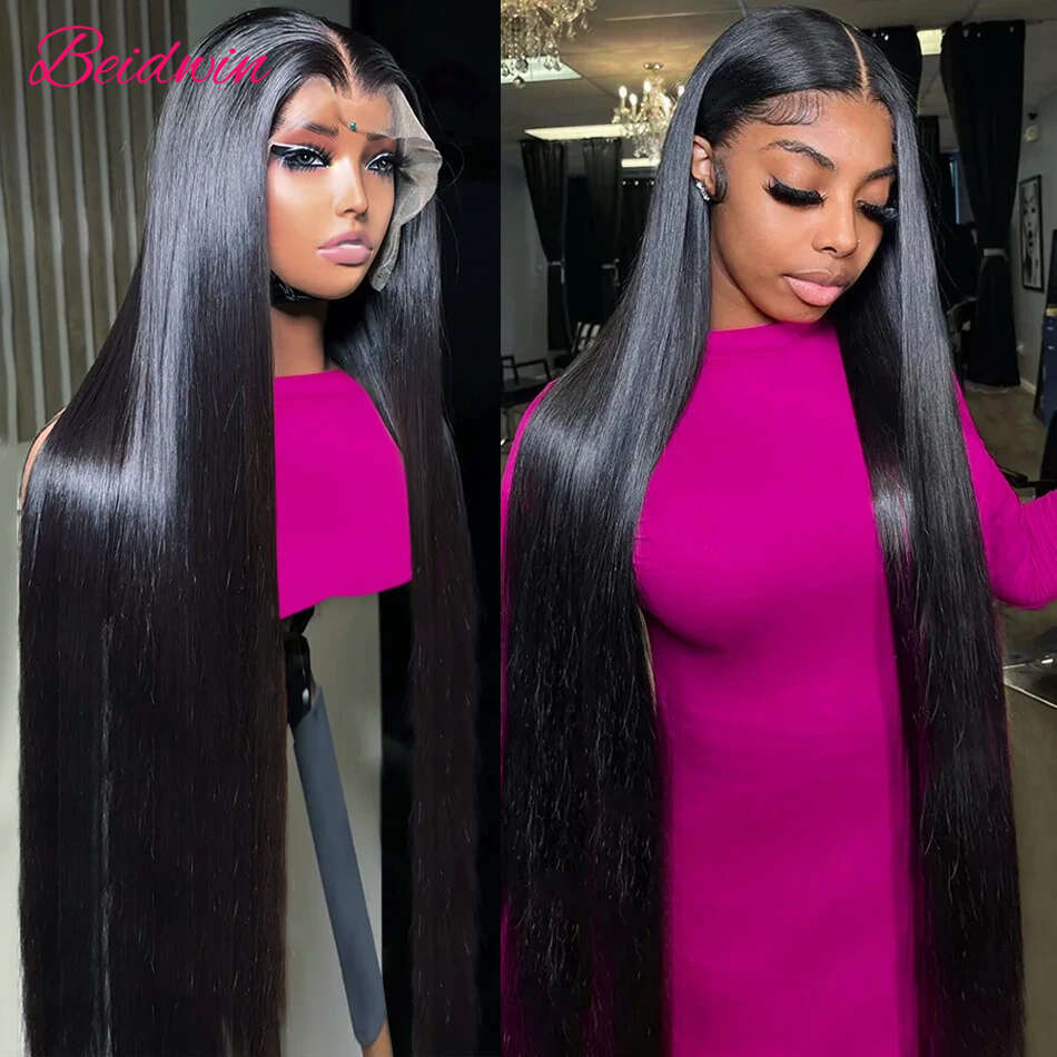 Straight HD 13x4 Lace Frontal Real Wear Go Glueless Wig 100% Human Hair