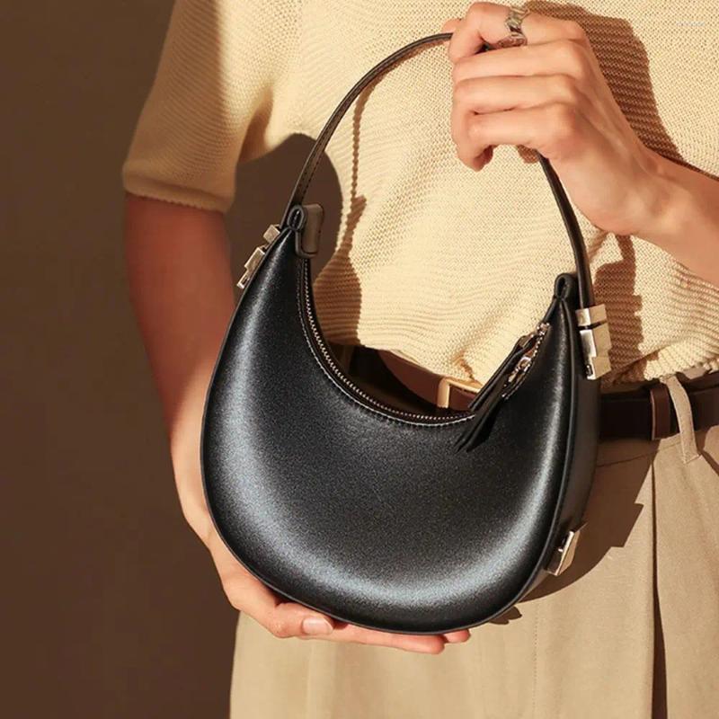 Free Shipping Shoulder Bags High-end Armpit Handbag Purse Tote Minimalist Style Half-moon Bag PU Leather Women's Designer Bag Luxury Bag Tote Bag