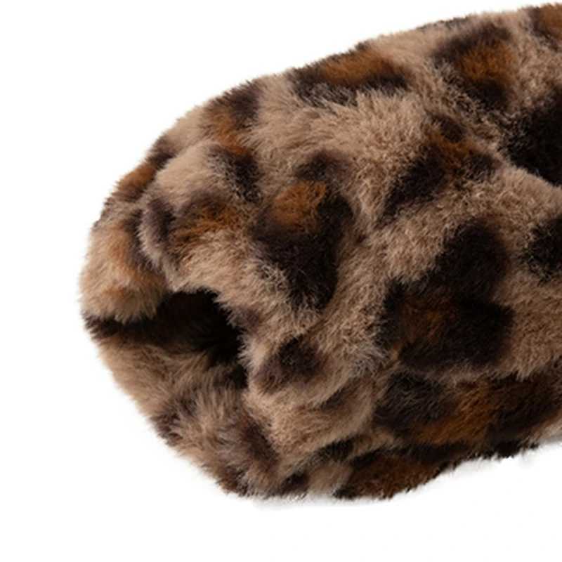 Childrens Womens Clothing Winter Leopard Coat Childrens Mens Wool Warm Hoodie Long Sleeve Hoodie M241018