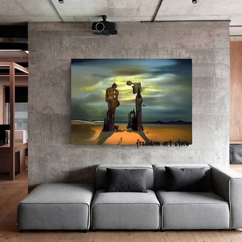 Surrealism Salvador Dali Artworks Swans Flower Surreality Art Poster Canvas Painting Wall Art Prints Picture for Room Home DecorXJ241016