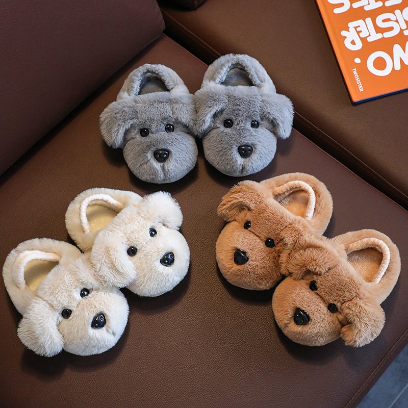 Comfortable Autumn Cotton Slippers for Girls and Boys Ages 1-3 - Cozy Home Shoes