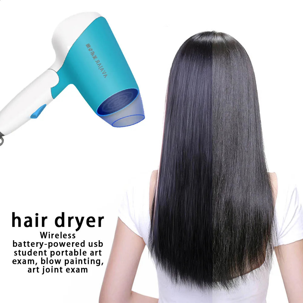 Strong Power Barber Salon Styling Tools Professional Hair Strong Wind Salon Dryer Electric Blower Wireless USB Hair Dryer 241017