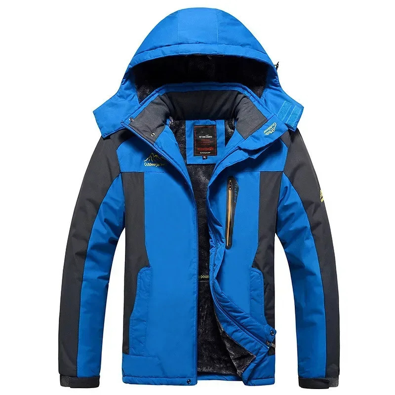 Winter Jacket Men Thick Warm Waterproof Hooded Parka Coat Windbreaker Military Fleece PlusSize 9XL Jaqueta Masculina 241018