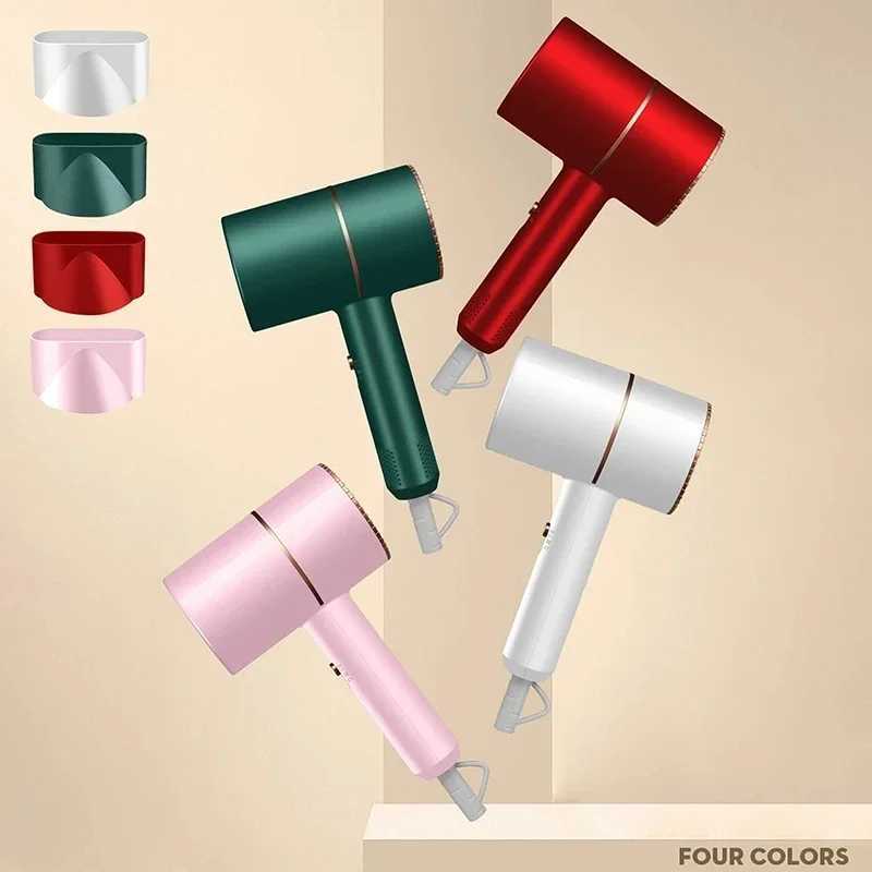 Portable Hair Dryer Strong Wind Hammer Blower Salon Dryer Hair Negative Ionic Hammer Blower Home Electric Blue Light Blow DrierXJ241017