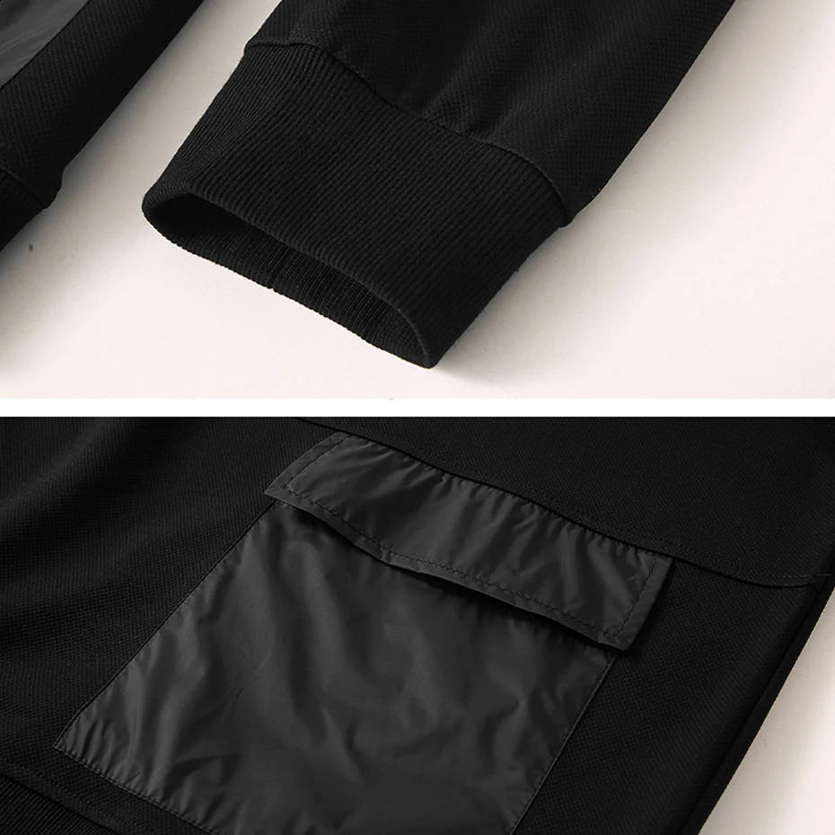 Mens Sets Plus Size Tracksuit Hoodie Sweatpants Spring Autumn Cargo Suits Male Jogger Pants Big 11XL 241017