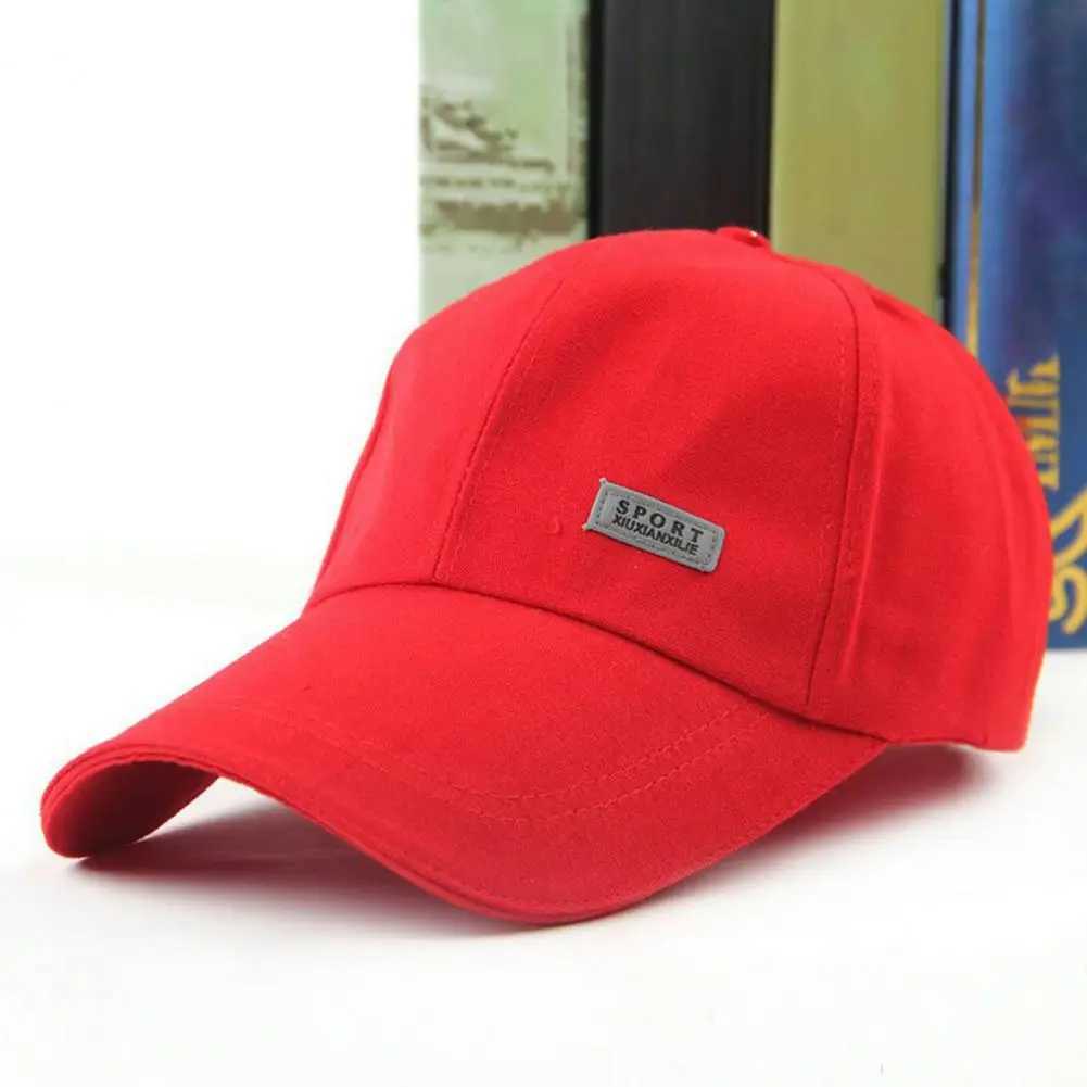 Fashion Letter Baseball Cap Solid Color Sunscreen Visor Hat Washed Dad Hats Simple Vintage Hip Hop Sun Hats For Women MenX241018