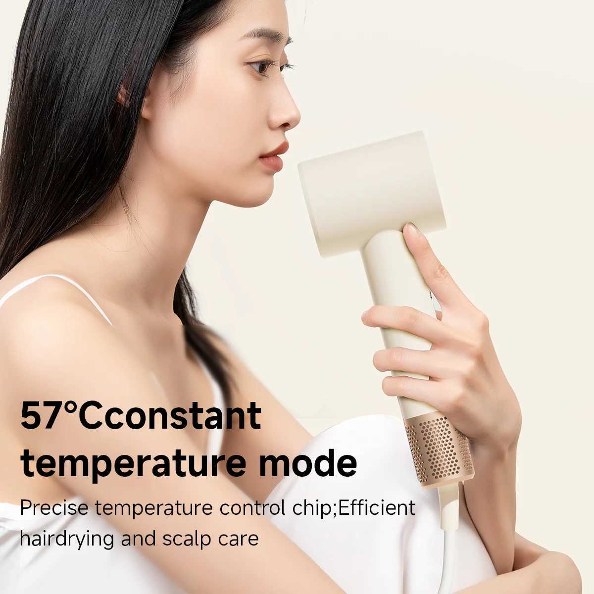 DOCO high-speed hair dryer 75m/s wind speed negative ion hair care 110000 Rpm UK/EU plug lightweight home travel gift W241018