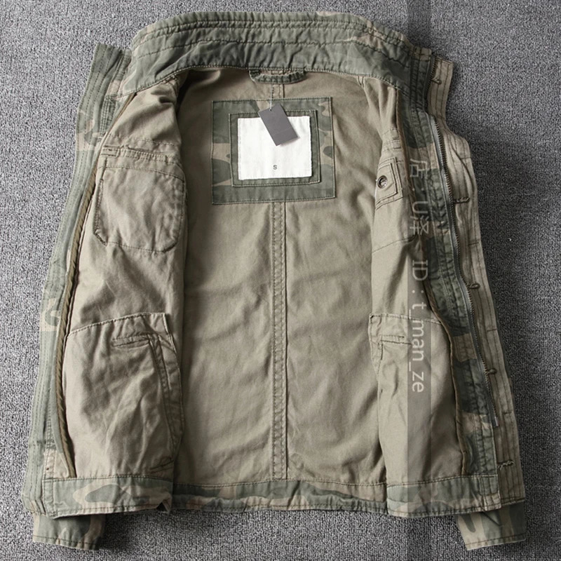Army Male Jackets Camouflage Uniform Clothing Winter OvercoatsOutdoor Military and Coat For Men 241018