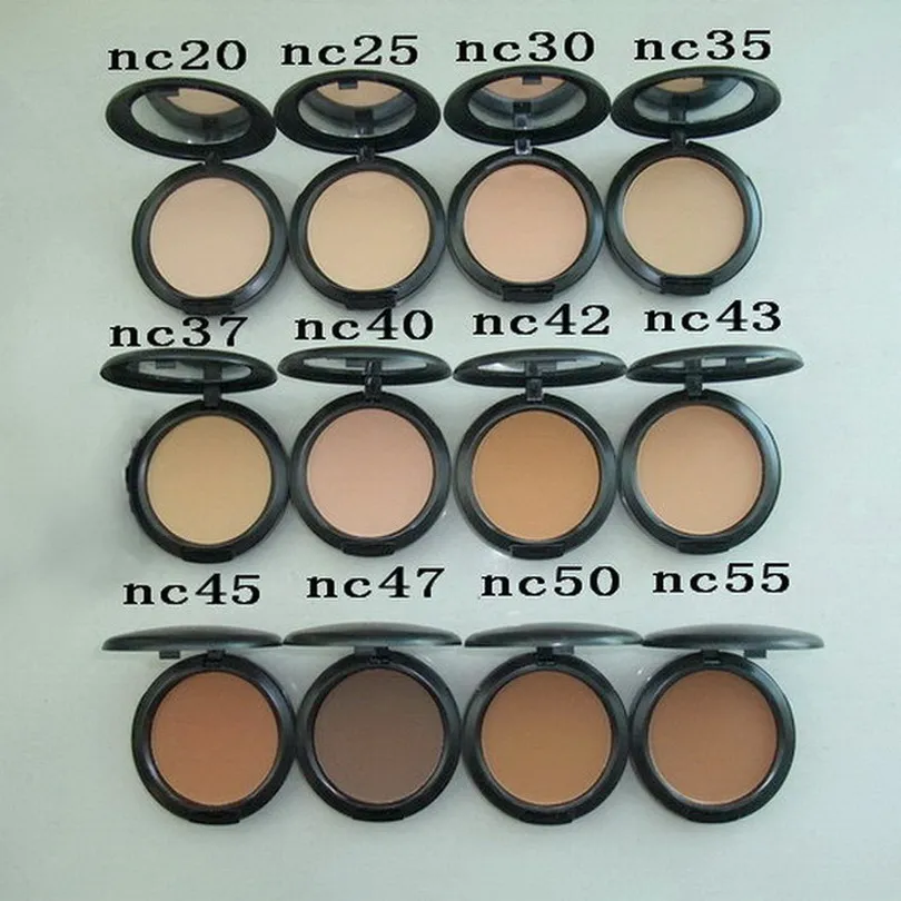 Face Designe Makeup Powder 3 Plus Foundation Whitening Skin NC Color 15G Firm Long-Lasting Natural Compact Brighten Concealer