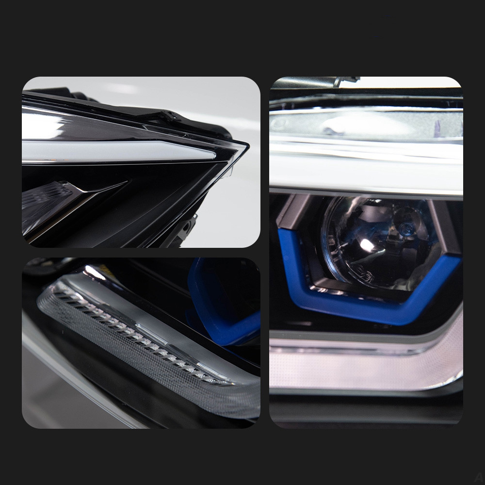 For BMW E90 Headlights 2005-2012 320i 318i 323i 3 Series LED Headlight Hid Bi Xenon Beam Signal Lamp