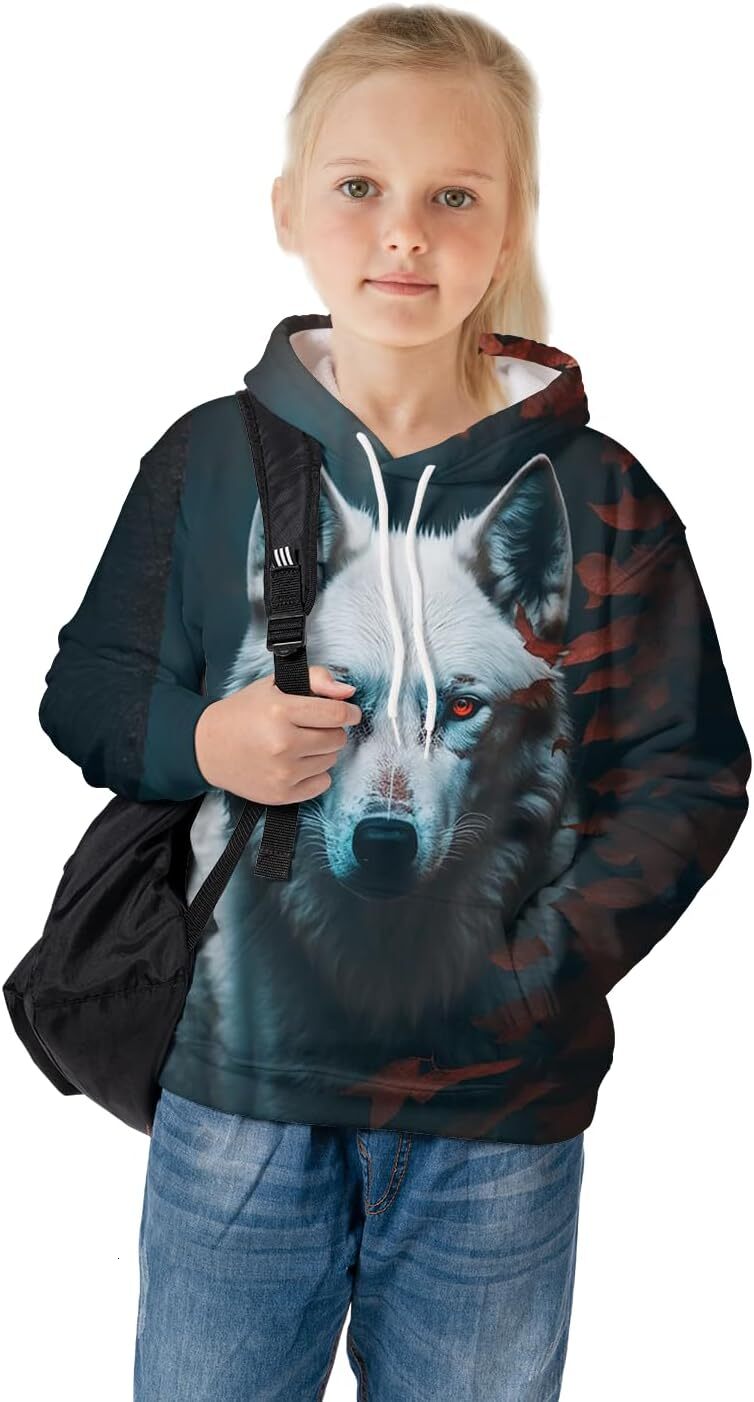 Hoodie for Mens Womens Kids Hoodies Girls Sweatshirt For Wolf Cat Dog Dinosaur Animals Lover Teen Boys Hoodie Colorful Tie Dye GalaxyTrend and fashion