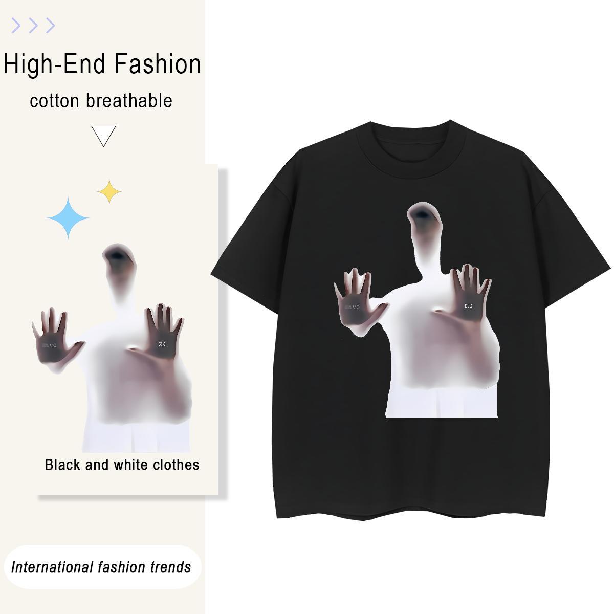 Classic Womens T Shirts 230g 100% Cotton Crew Neck Home Outdoor portrait Woman Tshirt 5A Anime Print Tshirts