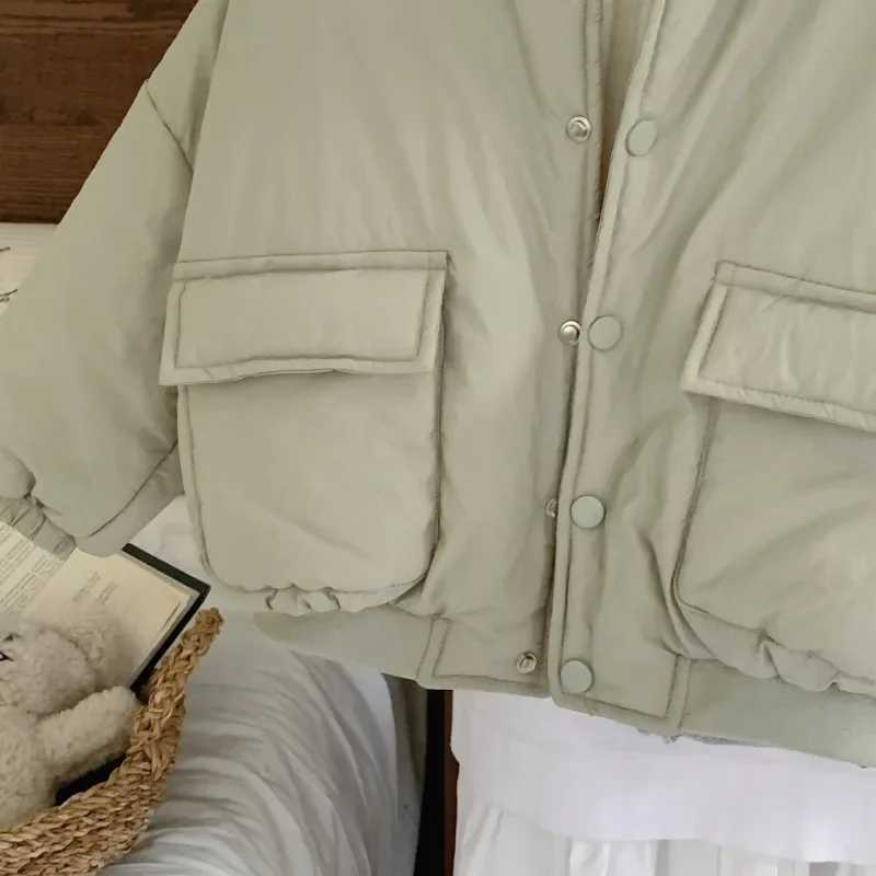 Childrens Coat Winter New Large Pocket Collar Cotton Lined Jacket Suitable for Boys and Girls M241018