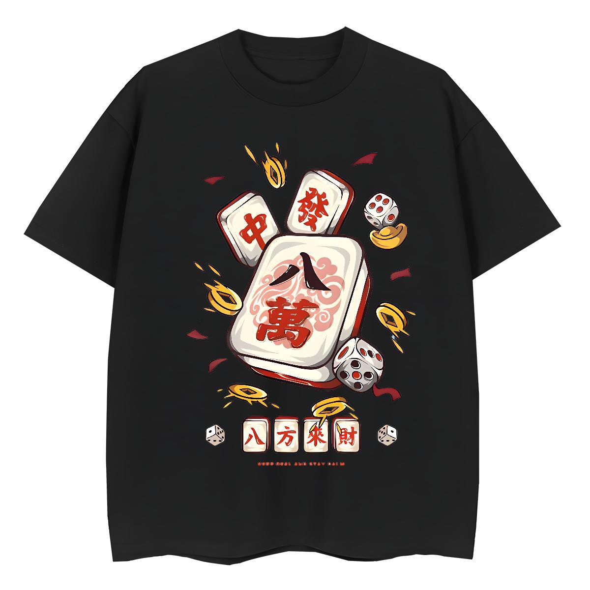Casual New T Shirts Women 230g Pure Cotton Breathable Crew Neck Casual Sport Chinese Womens Tshirts Lady Anime Tees Shirts