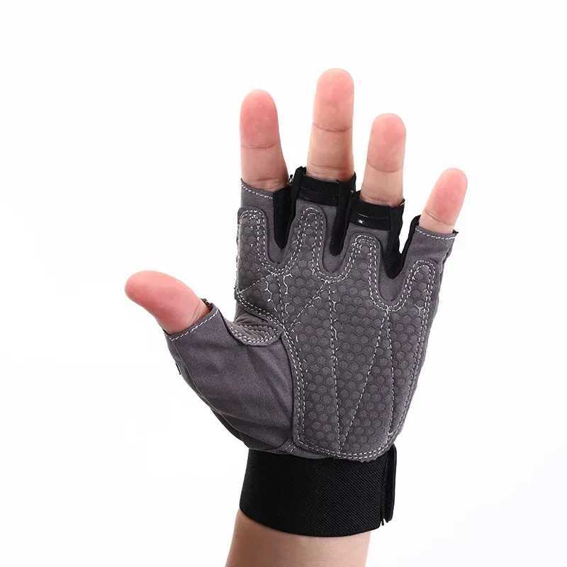 Fitness Gloves Breathable Fitness Weightlifting Mens Crossfit Fitness Training Exercise GlovesW241018