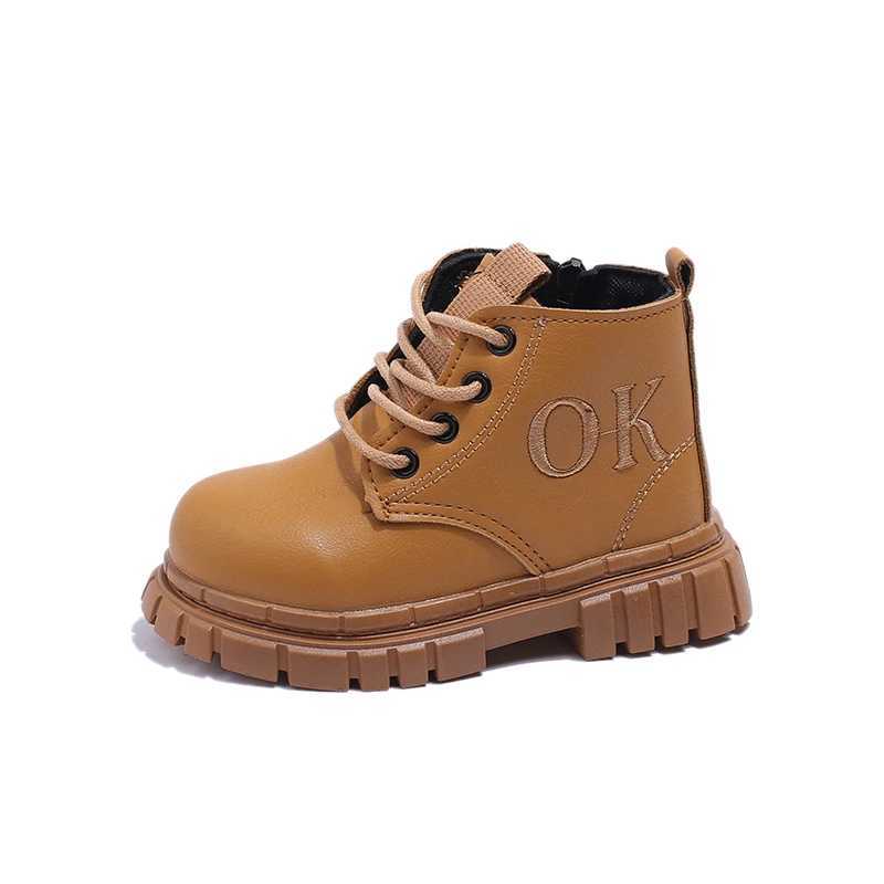 Boots 2023 Boots for Kids Girls Embroidery Britain Style Classic Cool Toddler Boots for Boys Children Fashion Casual Ankle Boot Spring H241018