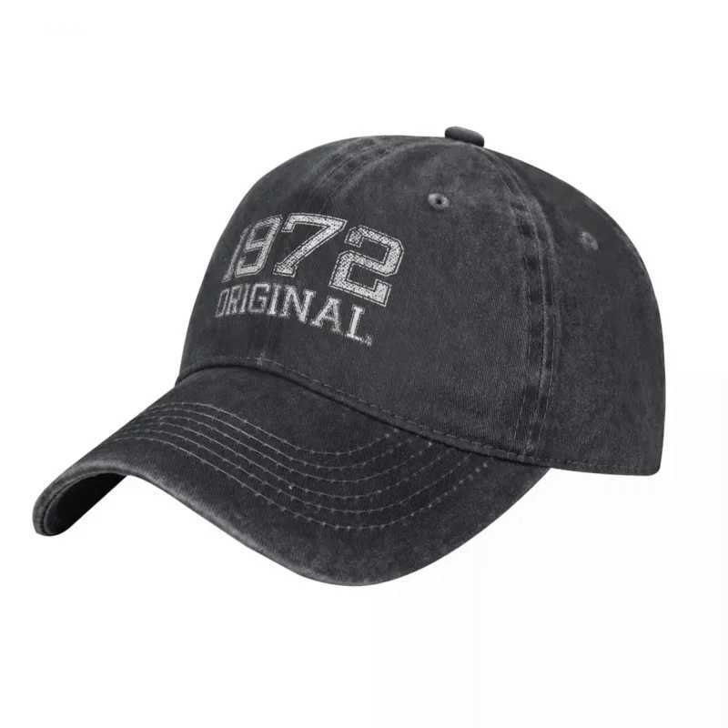 Made In 1972 Original Vintage Unisex Style Baseball Cap Dad Father 50 Years Old Distressed Cotton Caps Hat Vintage Snapback HatX241018