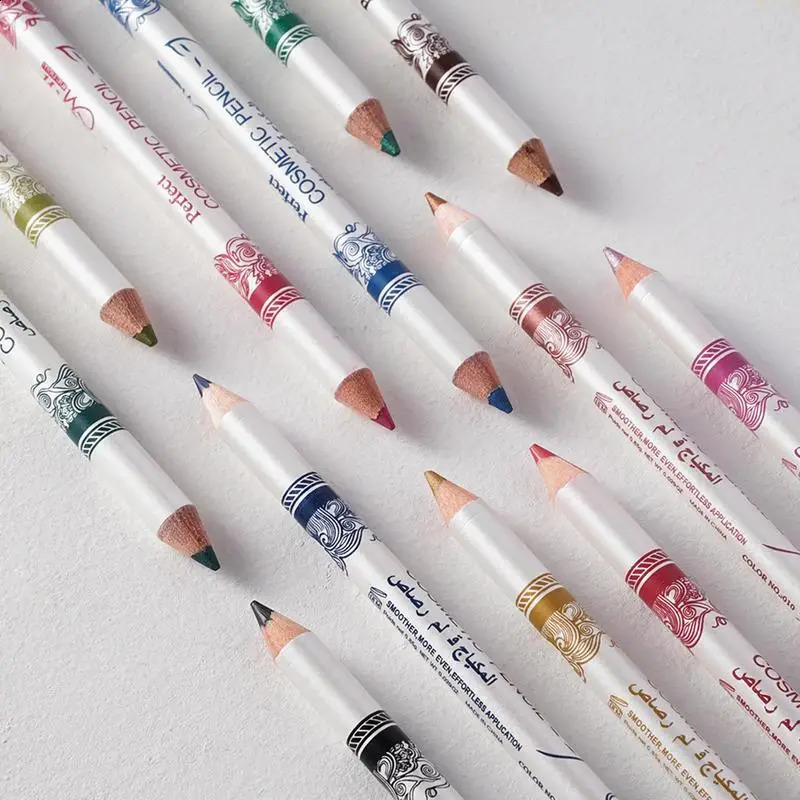 12 Color Professional Wood Lip Liner Waterproof Lady Charming Lip Liner Pencil Makeup Womens Long Lasting Cosmetic Tool 241017