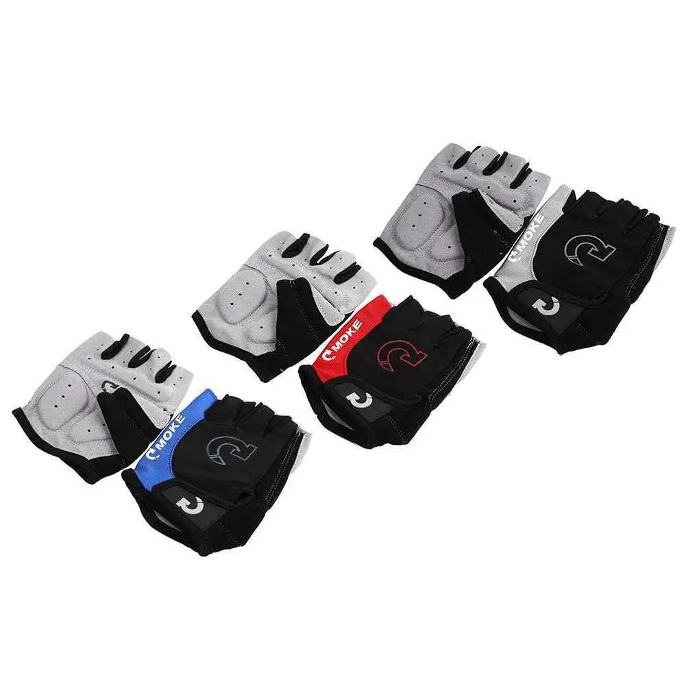 Mens Half Finger Bicycle Gloves Breathable Adjustable Anti Slip Mtb Road Bike Exercise Yoga Exercise Training Hand GlovesW241018