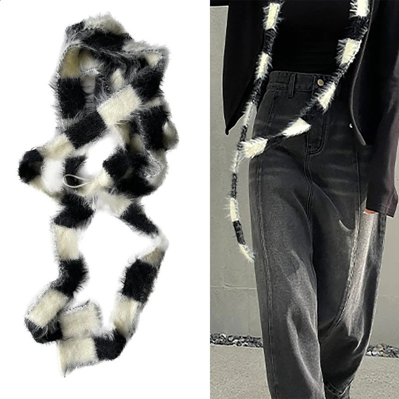 Soft knitted striped scarf ultra-thin scarf womens camping shopping scarf womens long decorative scarf 241017