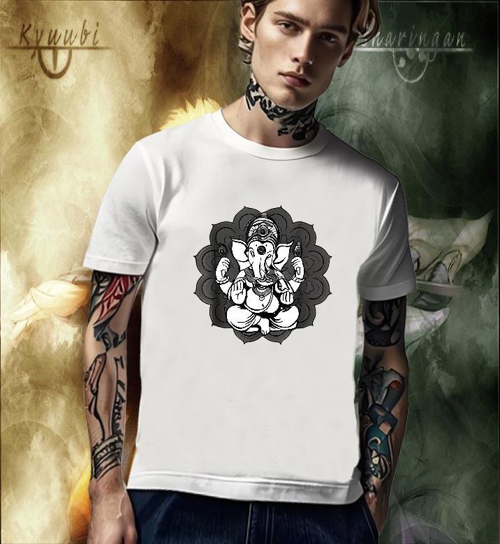 Designer Man T Shirts 230g 100% Cotton elephant Street Wear Custom Anime Breathable Short Sleeve Men Tees Factory Direct Tees Shirts