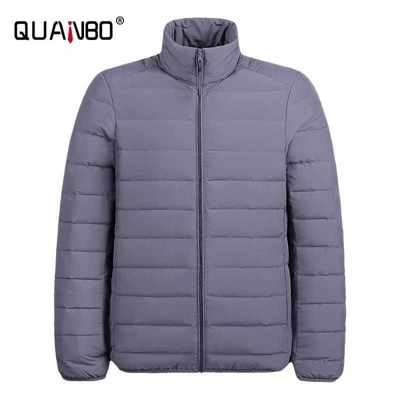 2024 New Mens 90% White Duck Down Seamless Autumn Winter Warm Jacket Male Lightweight Breathable Windproof Packable Down Coat LX241018