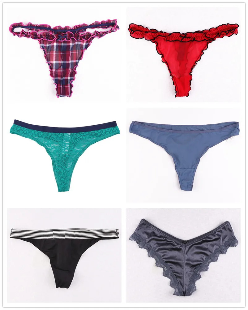 5/10 pieces/batch of random varieties of thongs and G-string womens underwear womens thongs T-back womens underwear Tanga 241008