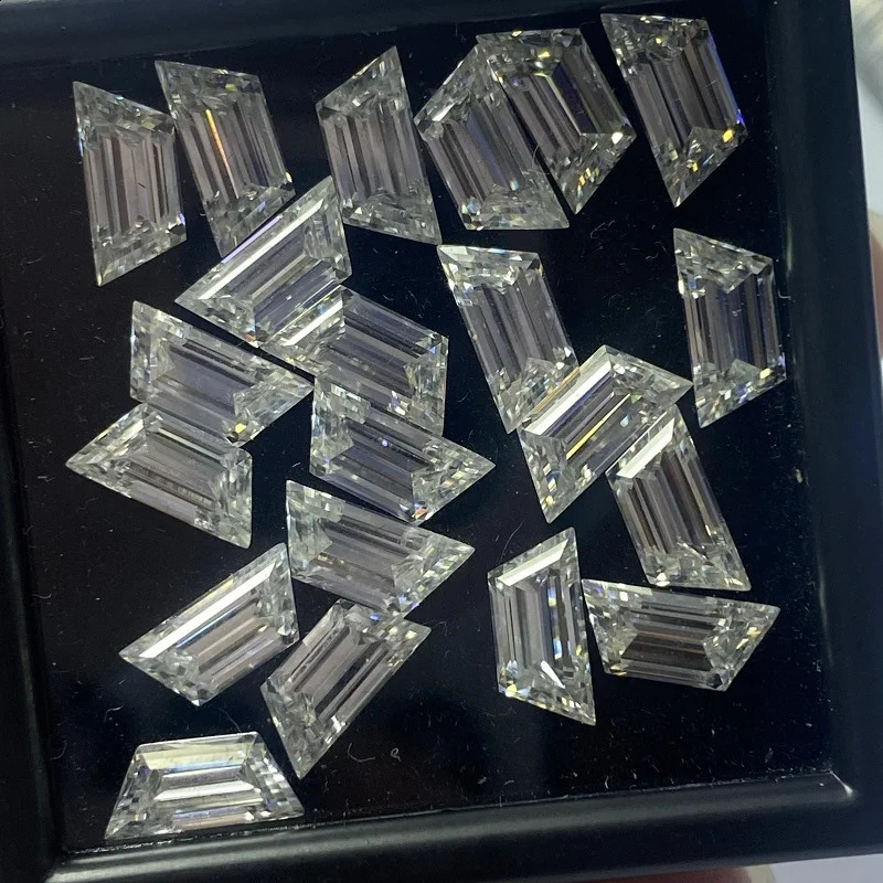 Pirmiana Trapezoid Shape Loose Stone Side Gemstones for Jewelry Rings Making 241010