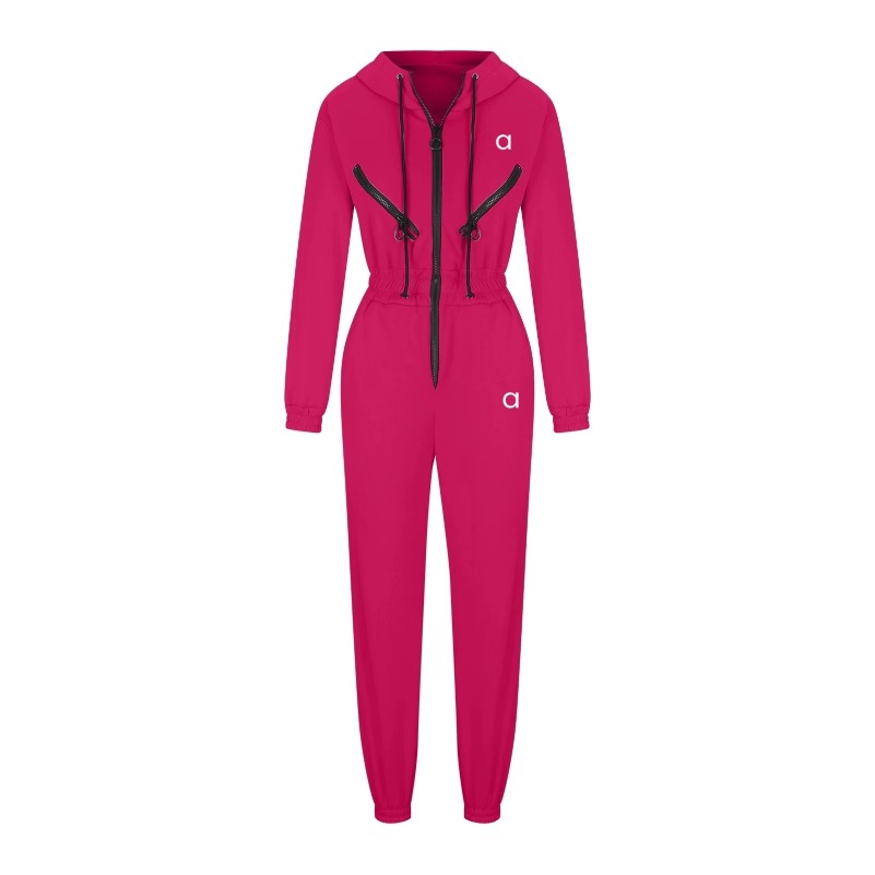 A701 Sports Hooded Sweater Yoga Two Piece Set Jumpsuits Tracksuit Winter Coat Fitness Sweatshirt Workout Jogger Suit Gym Tracksuit Autumn and winter