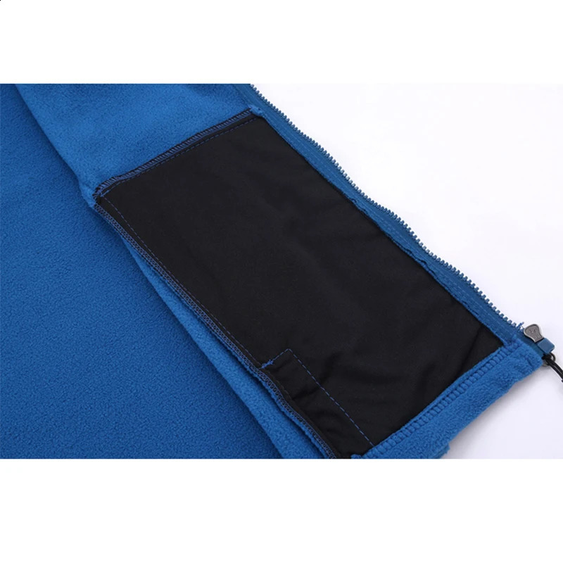 Soft Polar Fleece Jacket with Pockets Lightweight Outdoor Recreation Full Zip Coat 241017