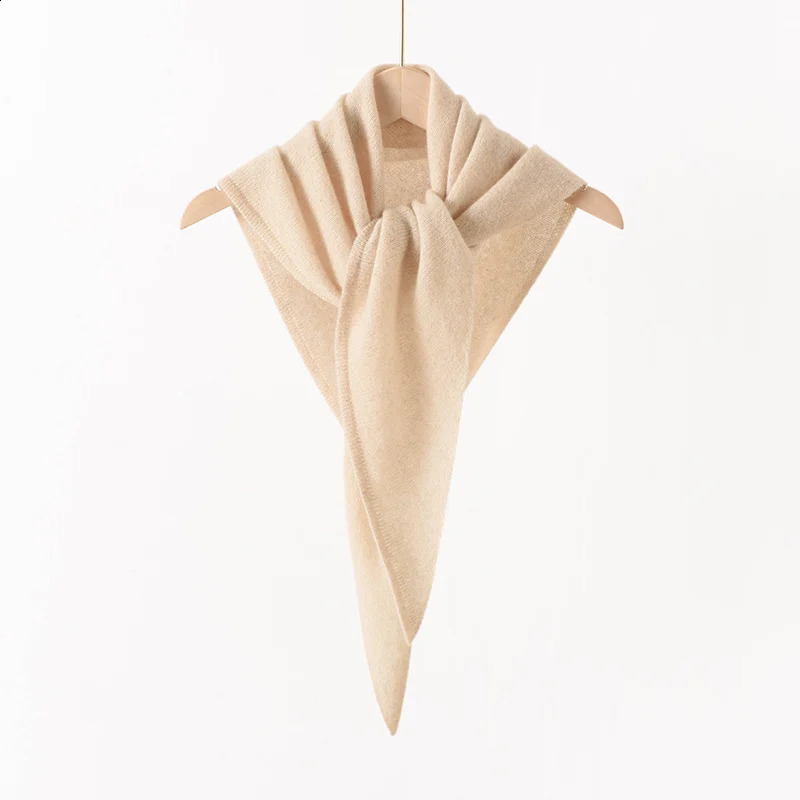 Womens 100% cashmere shawl cashmere triangular shawl cashmere shawl thin head shawl autumn and winter 241017